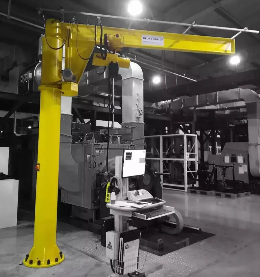 轨道交通行业工字钢旋臂起重机